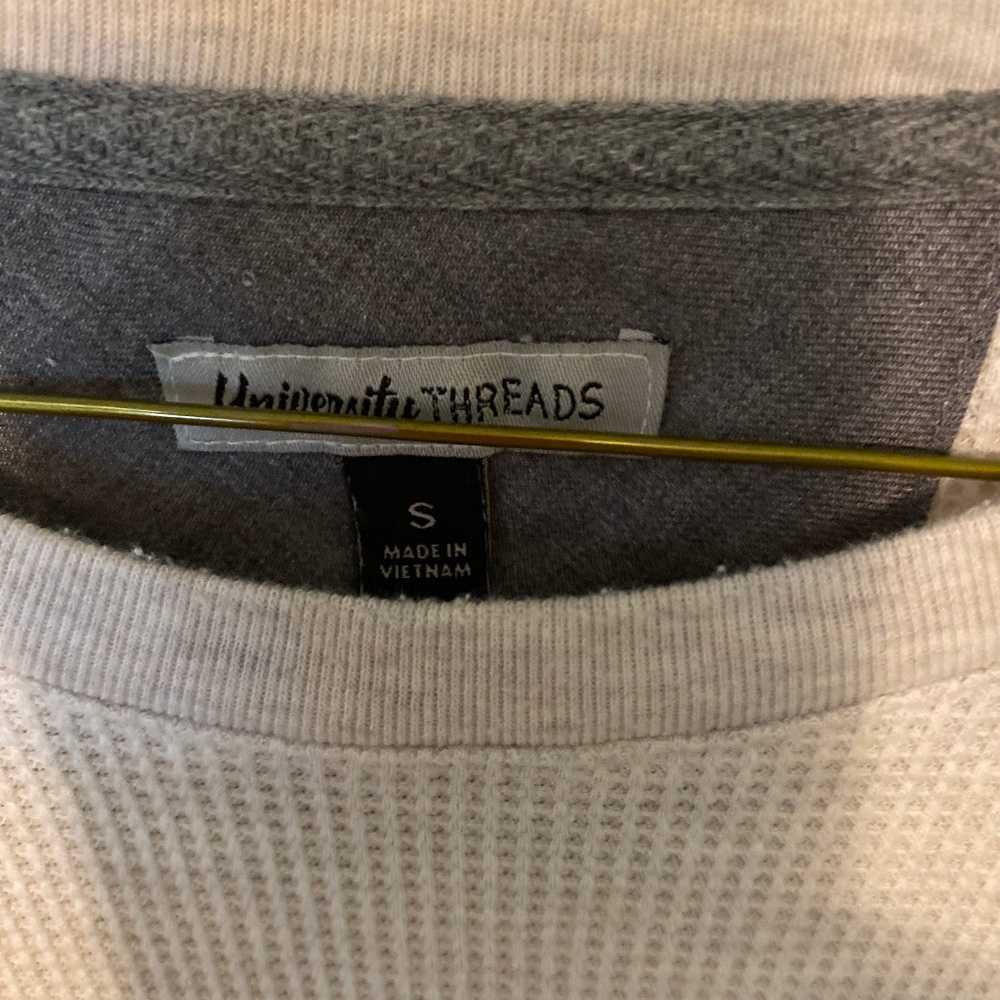 Mens LS Waffle tee Small